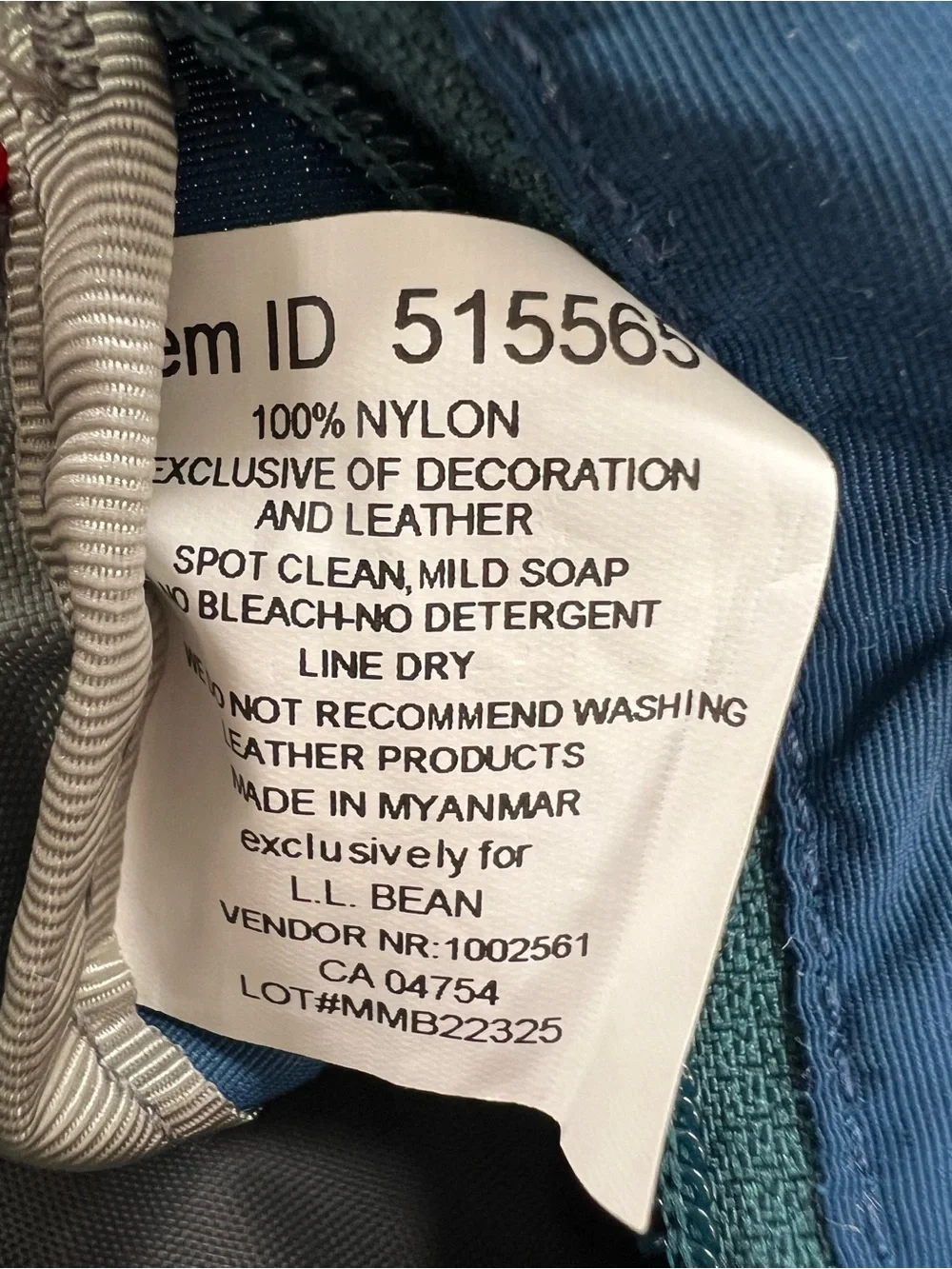 NWT L.L Bean Mountain Classic Crossbody Bag
